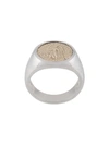 TOM WOOD antique coin cocktail ring