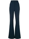 HEBE STUDIO FLARED TAILORED TROUSERS