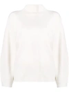 ASPESI ASPESI DROP SHOULDER SWEATER - NEUTRALS