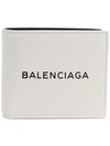 BALENCIAGA bifold logo wallet