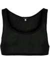 UNCONDITIONAL UNCONDITIONAL CROPPED TANK TOP - BLACK