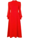 GOAT GOAT GOLFINCH MIDI DRESS - RED