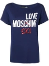LOVE MOSCHINO LOGO T-SHIRT