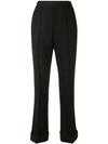 HELMUT LANG high-waisted flared trousers