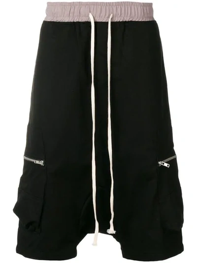 Yuiki Shimoji Drop-crotch Shorts In Black