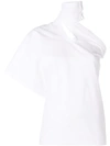 AMBUSH AMBUSH NECK WRAP TOP - WHITE