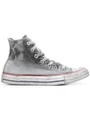 CONVERSE CONVERSE 156885C 102 GRAY/OPTICAL WHITE  Leather/Fur/Exotic Skins->Leather