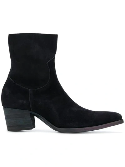 Atelier Bâba Stacked Sole Boots In Blue