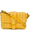 RED VALENTINO RED VALENTINO RED(V) FLOWER PUZZLE SHOULDER BAG - YELLOW