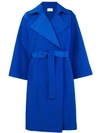 Simon Miller Belted Trench Coat - Blue In Blue