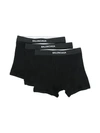 BALENCIAGA RIBBED LOGO BOXERS SET