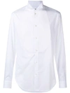 Giorgio Armani Cutaway Collar Shirt In White