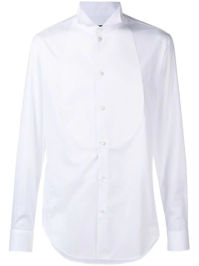 Giorgio Armani Classic Plain Shirt - 白色 In White