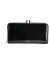 THOM BROWNE half-zip around wallet