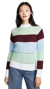 PH5 MASSIMO MOHAIR COLOR BLOCKED PULLOVER