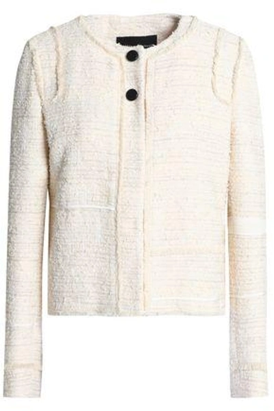 Proenza Schouler Woman Cotton-blend Bouclé-tweed Jacket Ecru