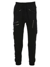 Haider Ackermann Perth Black Biker Cotton Sweatpants In Black