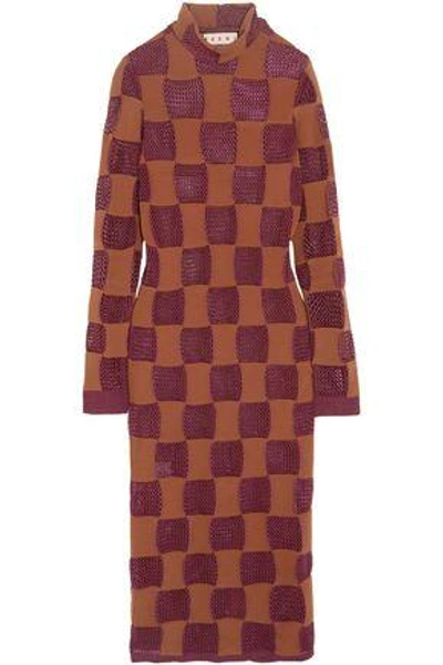 Marni Midi Dresses In Camel