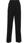 MARNI MARNI WOMAN WOOL-TWILL STRAIGHT-LEG PANTS BLACK,3074457345619251694