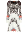 MISSONI KNITTED WRAP-EFFECT DRESS,P00335596