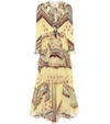 ETRO PRINTED SILK DRESS,P00341926