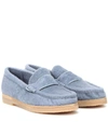 STUART WEITZMAN BROMLEY SHEARLING LOAFERS,P00345339