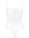 Atm Anthony Thomas Melillo Stretch Pima-cotton Jersey Thong Bodysuit In White