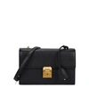 MARK CROSS DOWNTOWN BLACK LEATHER SHOULDER BAG