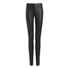 Joseph High-waist Lambskin Leggings In Black