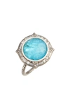 ARMENTA NEW WORLD APATITE DOUBLET RING,15183