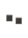 HUGO BOSS BOSS HUGO BOSS SQUARE DESIGN CUFFLINKS - GREY