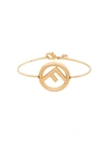 FENDI F-LOGO BANGLE BRACELET