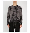 HELMUT LANG TIE-DYE COTTON-JERSEY SWEATSHIRT