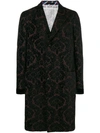 ETRO ETRO SINGLE-BREASTED COAT - BLACK