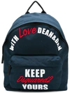 DSQUARED2 DSQUARED2 WITH LOVE BACKPACK - BLUE