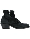 FIORENTINI + BAKER SIDE ZIP ANKLE BOOTS