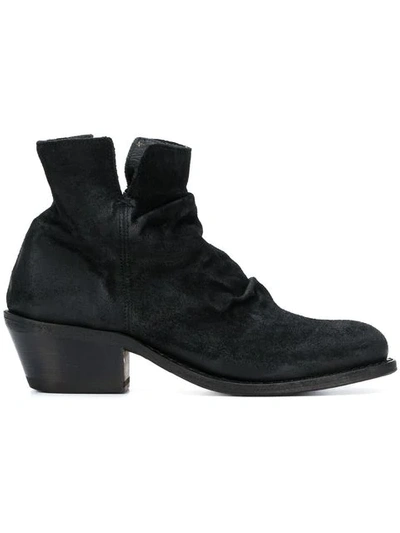 Fiorentini + Baker Side Zip Ankle Boots In Black