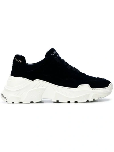 Philipp Plein Original Chunky Sole Sneakers In Blue