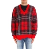 ALEXANDER MCQUEEN ALEXANDER MCQUEEN DISTRESSED EFFECT SWEATER