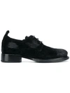 ANN DEMEULEMEESTER CORDUROY LACE-UP SHOES