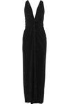 ALEXANDRE VAUTHIER Twisted crystal-embellished crepe gown