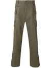 EAST HARBOUR SURPLUS STRAIGHT LEG HIGH WAISTED TROUSERS