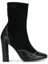 Paola D'arcano Ankle Boots In Black