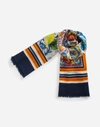 DOLCE & GABBANA PRINTED CASHMERE AND SILK SHAWL,GQ239EG2SBJHAP63