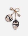 DOLCE & GABBANA KEYCHAIN WITH A CHARM OF THE DESIGNERS,BI0966AI67880999