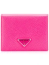 PRADA PRADA SAFFIANO FLAP WALLET - PINK