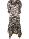 PETER PILOTTO FLORAL BOATNECK DRESS