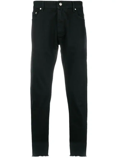 Represent Essential Low-rise Skinny Jeans In Black