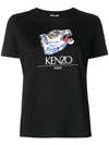 KENZO KENZO TIGER HEAD T-SHIRT - BLACK