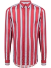 LORDS AND FOOLS LONGSLEEVED STRIPED SHIRT
